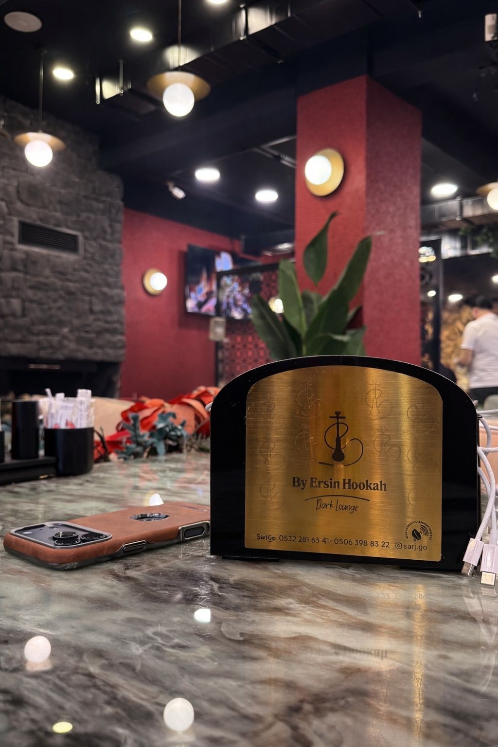 By Ersin Hookah Dark Lounge — ŞarjGO
